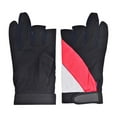 thumbnail image 1 of Guantes con 3 dedos cortados, guantes protectores para dedos, accesorios de pesca transpirables, guantes de ciclismo ajustables para acampar al aire Rojo, 1 of 8