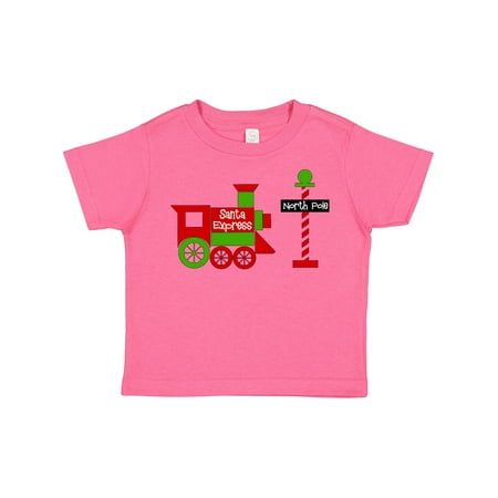 

Inktastic Christmas Santa Express Train to the North Pole Gift Toddler Boy or Toddler Girl T-Shirt