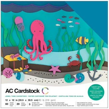 Gems Variety Pack - American Crafts Variety Cardstock Pack 12