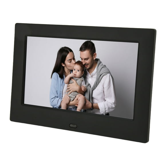 7 Inch Digital Photo Frame, 1024x600 HD Display Digital Photo Album With Background Music, Electronic Photo Frame For Advertising Birthday Party Wedding Party