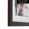 thumbnail image 3 of ArtToFrames 14" x 14" Mahogany Picture Frame, 14x14 inch Brown MDF Poster Frame (WOM-3978), 5 Pack, 3 of 8