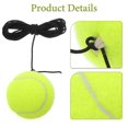 thumbnail image 2 of Tennis Ball with Rope Tennis Ball Practice Tennis Ball Training Tennis Ball Portable Tennis Ball for Single PlayerLight Green6.50X6.50X6.50CM, 2 of 4