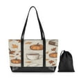 thumbnail image 7 of FORMRS Canvas Laptop Tote Bag for Women with 15.6" Computer Compartments Shoulder Handbag, Fall Pumpkin Pattern, 7 of 7
