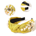 thumbnail image 3 of Diadema para mujer - Diadema con perlas anudadas Accesorios para el cabello Diademas para niñas Diadema antideslizante Moda Linda Diadema con nudo superior Regalos para mujeres MFZFUKR CPB-DE-LYY733-2, 3 of 5