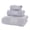 Gray, variant on Lilixerw Cotton Bath Towels 3-Pack,Soft And Absorbent Quicks Dry Spa Bathroom Towel Set For Bathroom Hotel Collection,Bathroom Towel Set,White