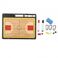 thumbnail image 4 of Tablero táctico de baloncesto,Marcadores de entrenamiento del tablero táctico de baloncesto,seco entrenadores portapapeles antideslizante balonmano futsal,marcas de equipos de entrenamiento, 4 of 8
