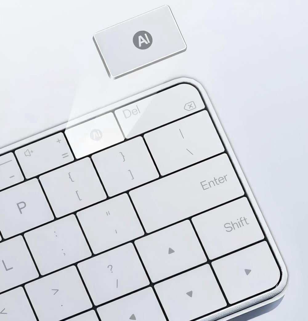 Genuine OPPO Smart Bluetooth Foldable Keyboard With AI Shortcut Keys For OPPO Find N6