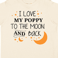 thumbnail image 4 of Inktastic I Love My Poppy To The Moon and Back Boys or Girls Toddler T-Shirt, 4 of 5