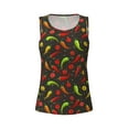 thumbnail image 6 of Sigee Chili2 for Women's Workout Tank Top,Running Tank Tops,Sleeveless Gym ClothesMedium, 6 of 8