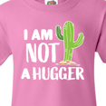 thumbnail image 4 of Inktastic I Am Not a Hugger with Cactus Youth T-Shirt, 4 of 5
