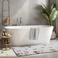 thumbnail image 2 of White Butterfly Rose Pattern Kitchen Rug Mat,Kitchen Runner Rugs Non Skid Washable,Decorative Kitchen Floor Mats for Kitchen,Sink,Laundry,17"x47.2", 2 of 7