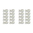thumbnail image 4 of Guardurnaity 10 juegos de botones de presión de costura confiables, todos los proyectos de costura, la hebilla de resorte se sujeta, chapado liso, chapado en blanco 2Conjunto, 4 of 6