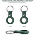 thumbnail image 4 of Paquete de 2 fundas de silicona TUNC para AirTags Tracker Locator negro y verde, 4 of 5