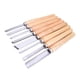 thumbnail image 2 of Pack de 8 herramientas de torneado para carpintería, de torno de de material acero de manganeso de 65 hojas profesionales de torneado para, 2 of 9