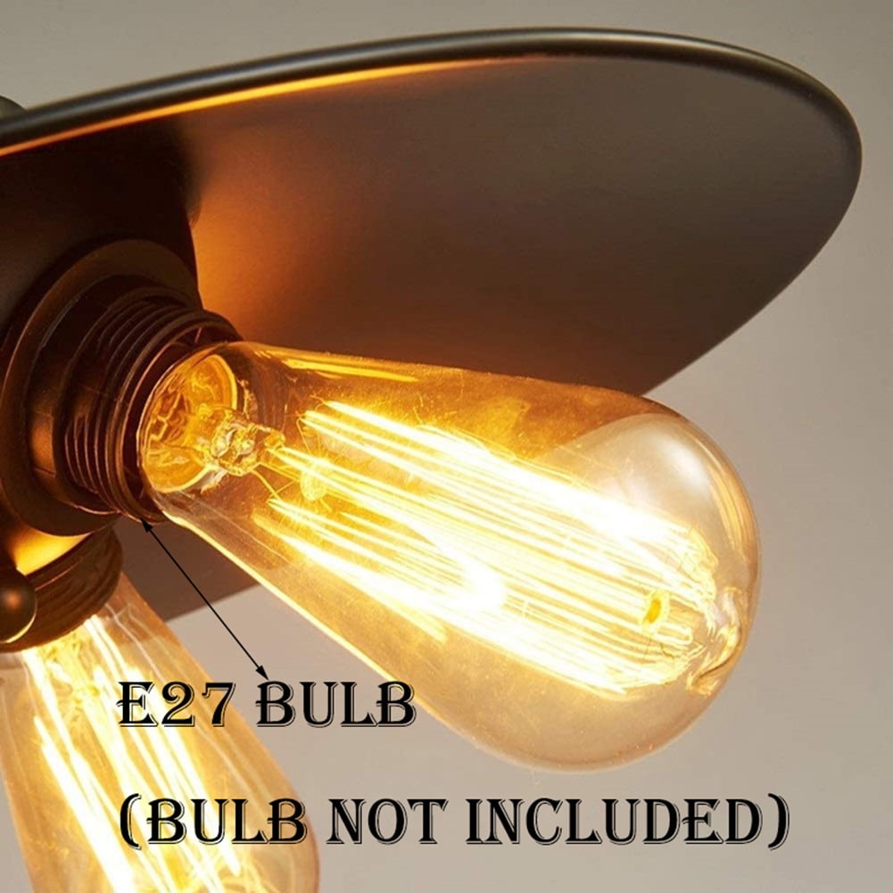 Industrial style black metal pendant lighting for kitchen island vintage American iron pendant lamp retro farmhouse rustic pendant light fixture adjustable ceiling hanging lamp for dining room table