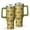 Yellow Boston Terrier, variant on OBREWU Yellow Boston Terrier and Flower Tumbler with Handle and Lid,Yellow Boston Terrier and Flower 40oz Double Wall Vacuum Insulated Tumbler,Cups Gift for Women and Men