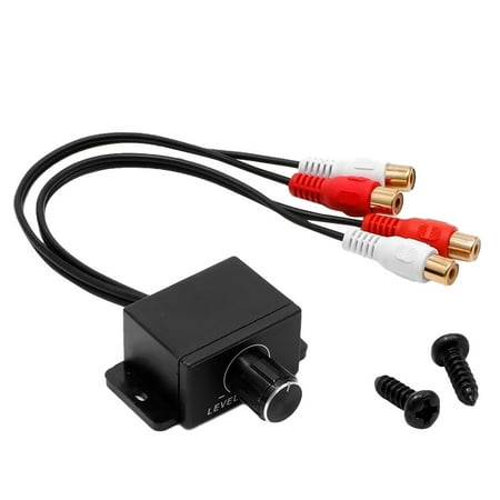 Wweixi amplificateur Audio de voiture niveau de Gain RCA bouton de contrôle  du Volume des basses Audio ampli de puissance accessoire automobile