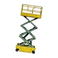 thumbnail image 2 of Xuanheng Lift Aerial Work Platform Model 1/64 Authentic for Sand Table Workshop Scene yellow old, 2 of 8