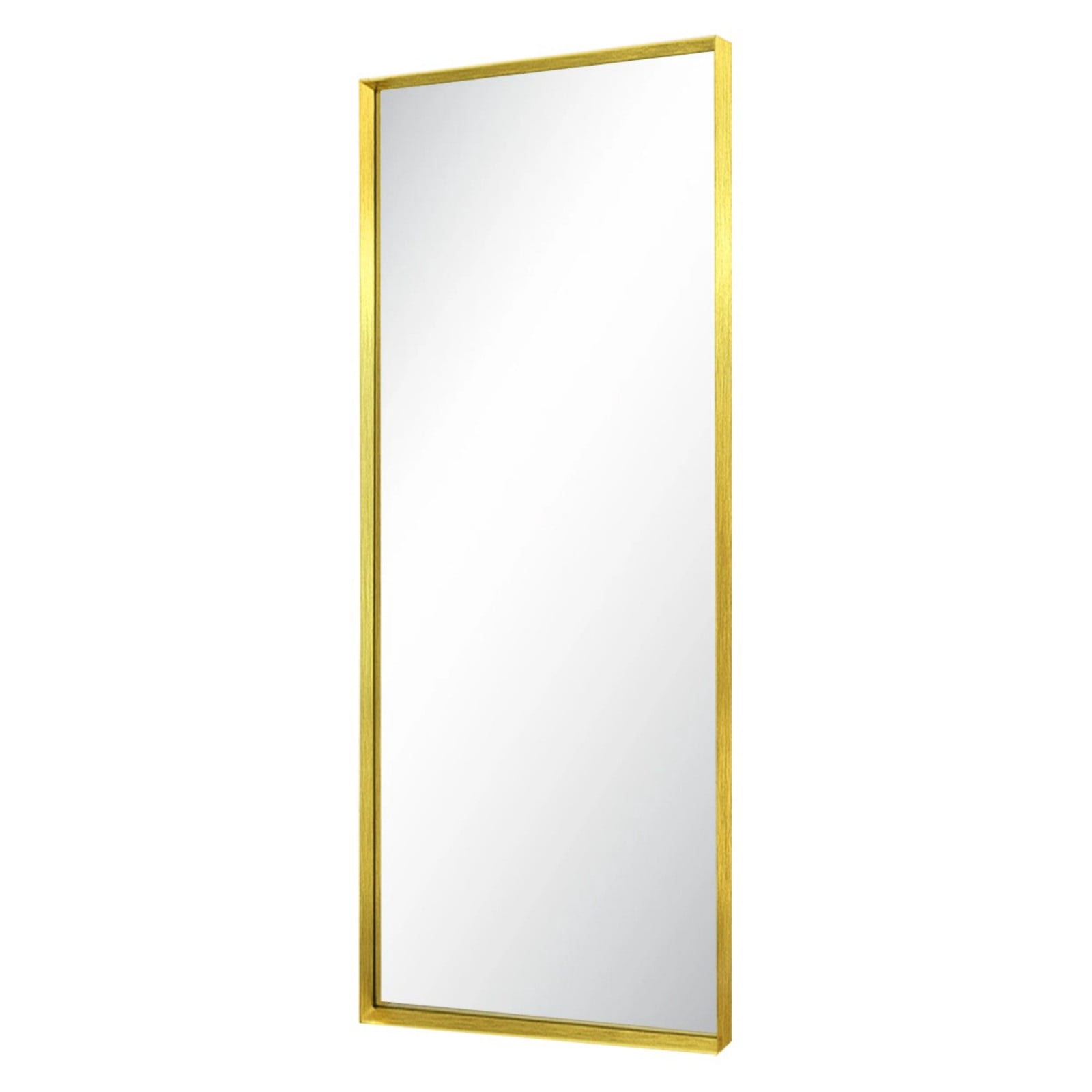 Gleamira 22"x65" Rectangular Full Length Mirror Floor Standing Mirror with Deep Frame, Gold