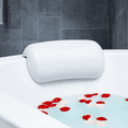 thumbnail image 6 of SPA Bath Pillow Non-Slip Bathtub Headrest Soft Waterproof Pillows with Suction Cups Neck Cushion White, 6 of 9