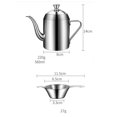 thumbnail image 4 of veasfak Stainless Steel Oil Pot Bottle Oil Storage Container for Camping With With Mesh, 4 of 4
