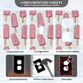 thumbnail image 3 of Yayeee Blank Wall Plate Cover 1-Gang 4.5"x2.7" Home Unused Decorative Outlet, Pink Ice Cream, 3 of 7