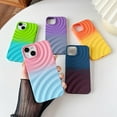 thumbnail image 2 of Water Ripple Wave Pattern Soft Compatible with iPhone Case (Purple Grey,iPhone 14 Pro Max), 2 of 12