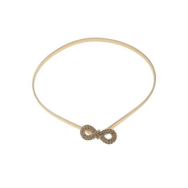 Cadenas de cintura de moda de primavera de 1 pieza de Unique Bargains, cordón ajustable para mujeres en tono dorado