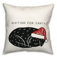 thumbnail image 2 of Creative Products Waiting for Santa 18 x 18 Indoor / Outdoor Pillow, 2 of 3