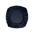thumbnail image 4 of Housses de Chaise d'Ordinateur Extensibles Universelles Protecteur de Siège Extensible Confort Bleu Foncé, 4 of 8