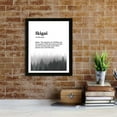 thumbnail image 4 of Designs ByLITA Ikigai Dictionary Definition Forest Design, 8 x 10 Black Wall Print (Framed) | Inspirational Modern Art Decoration, 4 of 7