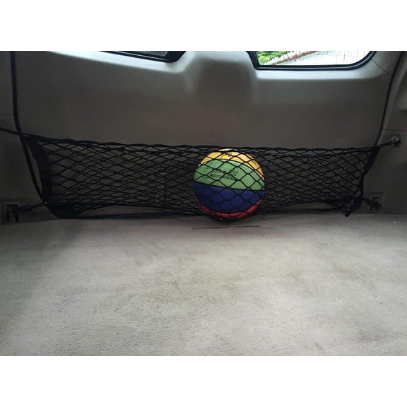 EACCESSORIES EA Trunk Organizer Cargo Net for Toyota Highlander 2008-2013 – Envelope Style Cargo Net – Premium Mesh Elastic Car Trunk Organizer Vehicle Carrier Storage – Compatible with Highlander