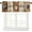 Multi Color, variant on Coffee Kitchen Valances for Windows,Modern Coffee Theme Vintage Farmhouse Style Brown Artistic Window Treatment Valance Rod Pocket Curtain for Home Decor 54x18inch