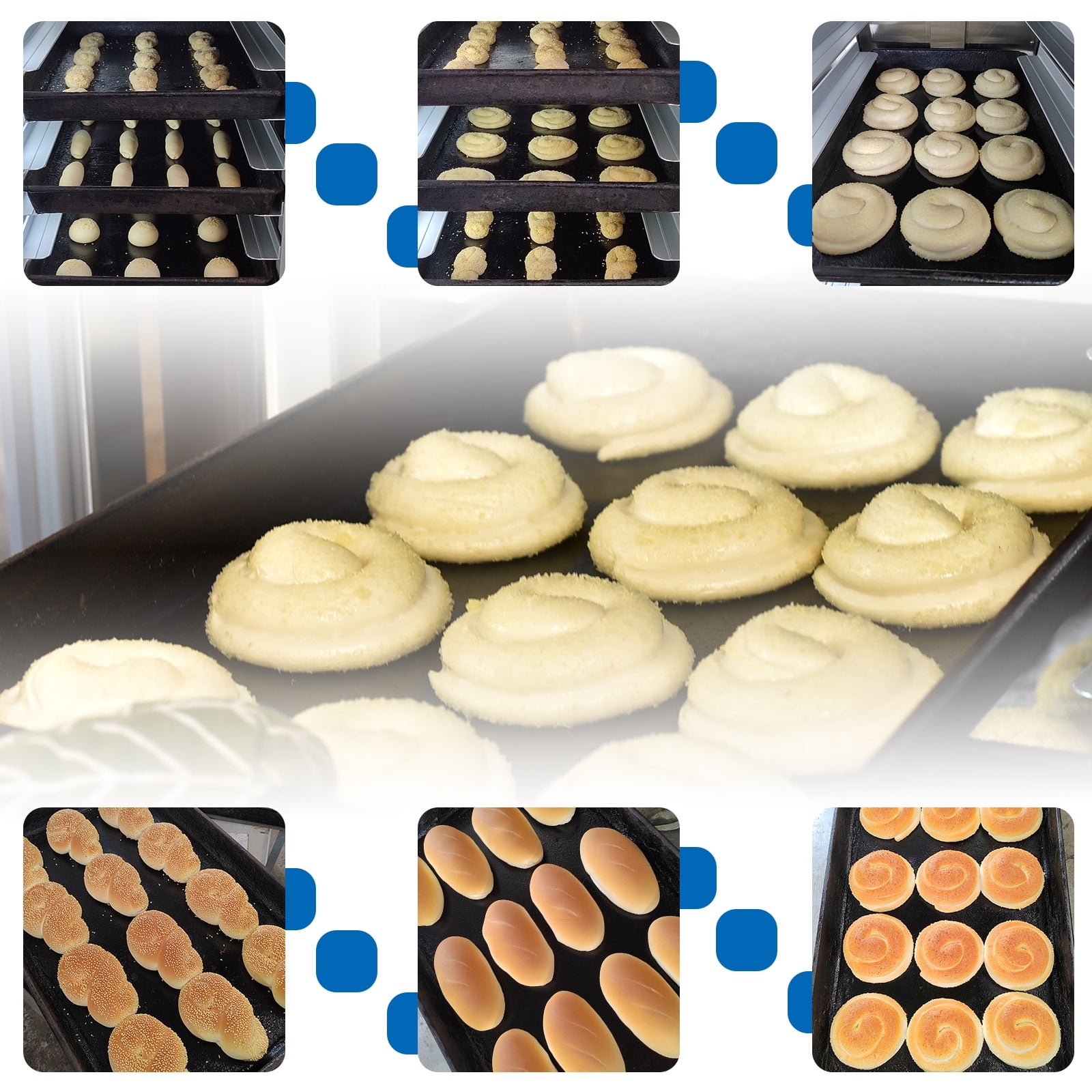 Kolice Commercial Automatic Bakery Dough Proofer, Bread/Dough Baking Proofer Machine-Integrated Cooling, Thawing,Keep Fresh and Fermentation.18 Tray,650L,Temperature : 0C to 45C