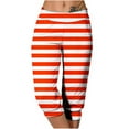thumbnail image 1 of Mujeres Capri Pantalones Casual Suelto Largo Pantalones de Impresión con Corbata Elástica Cintura Y Bolsillos, 1 of 6