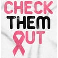 thumbnail image 2 of Breast Cancer Check Them Out BCA Womens Plus Size Graphic Tank Top Brisco Brands 3X, 2 of 5