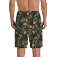 thumbnail image 3 of Kdxio Camouflage Skulls Print Mens Sleep Shorts Bottoms Soft Comfy Pajama Wear Pants with Drawstring Pockets, 3 of 7