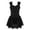 Black, variant on inhzoy Girls Ballet Dress Ballet Tutu Leotard Ballerina Outfit Gymnastics Skirted Leotard Dance wear Black 4
