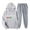 Gray, variant on BiZtdJrK 2 Piece Sets for Women Christmas Tree Print Outfits Long Sleeve Hoodie and Drawstring Sweatpants Jogger Set Sweatshirt Jogger Pants Tracksuit Prime Sales Black S