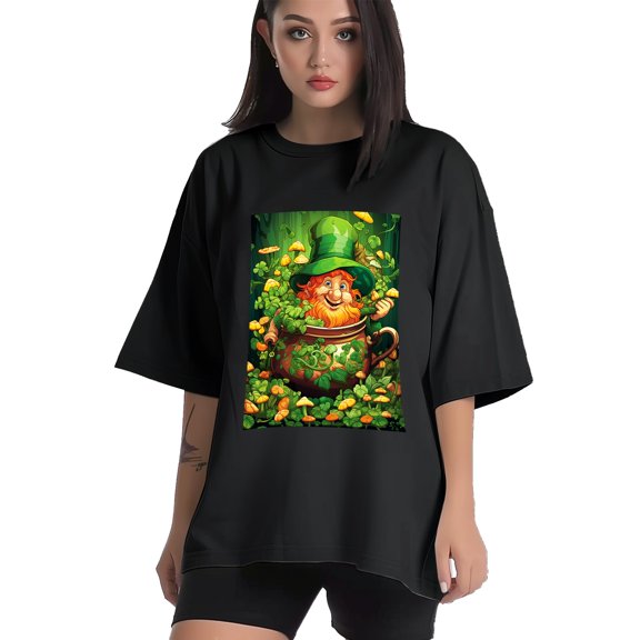 Plus Size Shirt for Women Black Tops for Women Short Sleeves Shirt for Women ST Patrick 150 T Shirt Crewneck Shirt for Women XS