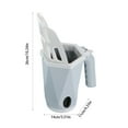 thumbnail image 4 of Gray Cat Litter Scoop, Cat Litter Scooper with Trash Container, Cat Litter Shovel with Waste Can,Removable Cat Litter Scoop Holder, Large Capacity Portable Cat Litter Scooper, 4 of 5