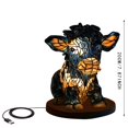 thumbnail image 3 of Senew  Night Lights Cyddersly Beautiful Cow Table Lamp Living Room Bedroom Dormitory Bedside Lamp Official Design Table Lamp Dark Blue One Size, 3 of 7