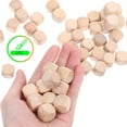 thumbnail image 6 of IDEANATEGRATE Blank Wooden Dice For Creative Thinking Khaki 50Pack, 6 of 10