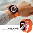thumbnail image 2 of KOMI 2-Pack for Apple Watch Ultra/Ultra 2 49mm PC All-Around Screen Protector Case, Tempered Glass Screen Protector Case Ultra-Thin for iWatch Ultra/iWatch Ultra 2 49mm Protection Cover -Red, 2 of 5
