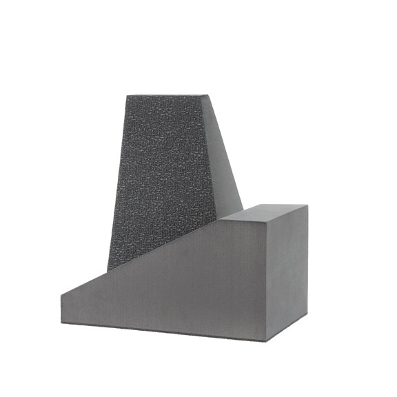 Core Products Pelvic Sacral Block Body Positioning Set of 2, Gray 5” x 4” x 8”