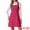 Hot Pink, variant on DARING DIVA Women's Tweed Square Neck A Line Pinafore Dresses S Black