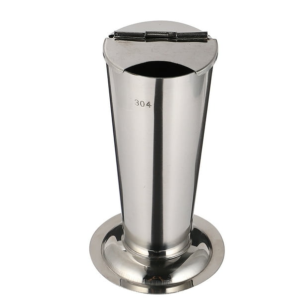 ColoMX 1 PC Tipo de cono invertido Twezers Caja de acero inoxidable tubo de pinzas de acero inoxidable