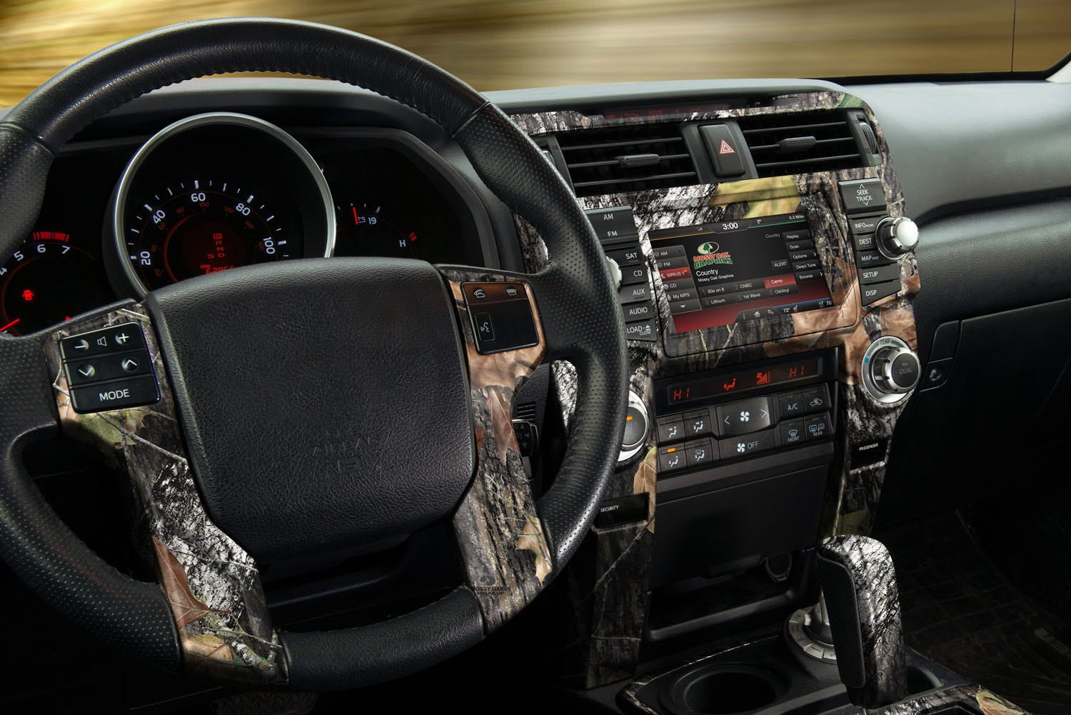 Auto Interior Skin - Camo Dash Kit - Break-Up