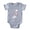 Heather Gray, variant on - Peppa Pig Tutu Cute - Cute Infant Baby Football Bodysuit