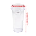 thumbnail image 2 of 3 Pack 16 oz Cup with Lid and Extractor Blade Replacement Parts 303KKU 305KKU 322KKU770 Compatible with Nutri Ninja BL770 BL771 BL772 BL773CO BL780, 2 of 6